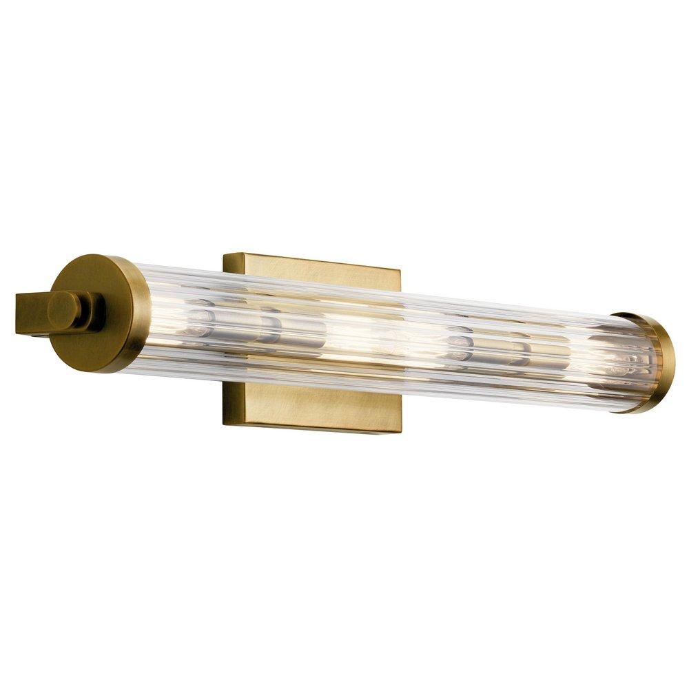 Kichler Lighting Natural Brass 40W 4-Light Candelabra E-12 Vanity Fixture 