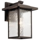 100W 1-Light 16 in. Outdoor Wall Sconce in Olde Bronze