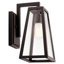 100W 1-Light Medium E-26 Incandescent Outdoor Wall Sconce in Rubbed Bronze