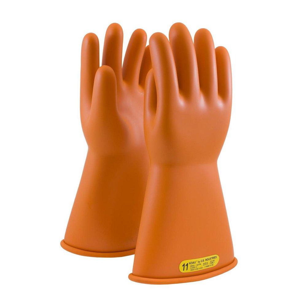 NOVAX&reg; Orange Natural Rubber Glove in Orange 