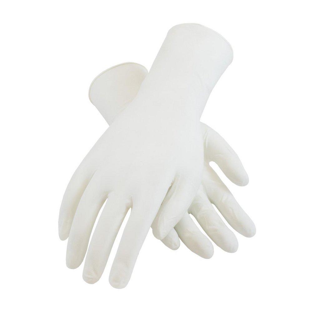 CleanTeam&reg; White Nitrile Disposable Gloves in White 