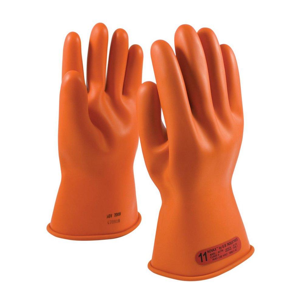 NOVAX&reg; Orange Natural Rubber Glove in Orange 