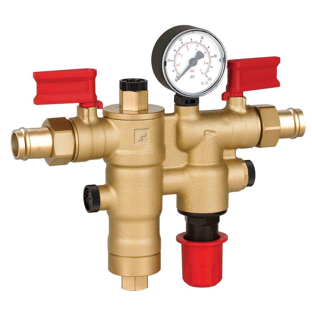 Resideo Brass 1/2 BLR FEED COMBI & B/FLOW 