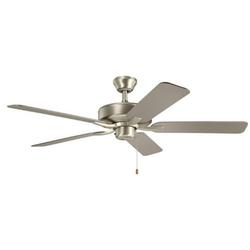 52W 5-Blade Ceiling Fan in Brushed Nickel