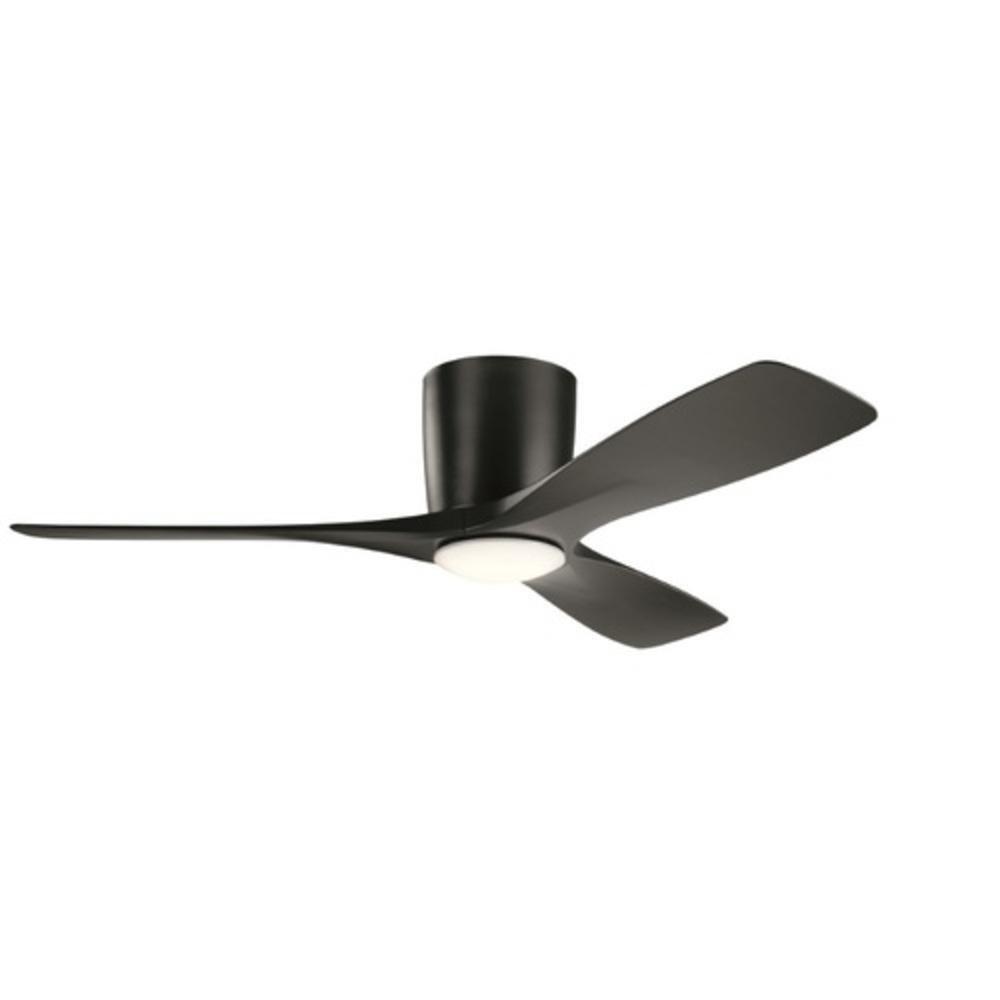 Kichler Lighting Satin Black 48 in. 57W 1-Light Integrated LED Ceiling Fan 