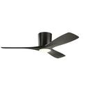 Kichler Lighting Satin Black 48 in. 57W 1-Light Integrated LED Ceiling Fan 