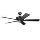 Kichler Lighting Satin Black 52W Ceiling Fan 