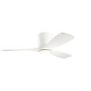 Kichler Lighting Matte White 57W 1-Light 3-Blade LED Ceiling Fan 