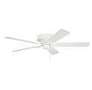 52 in. Ceiling Fan in Matte White