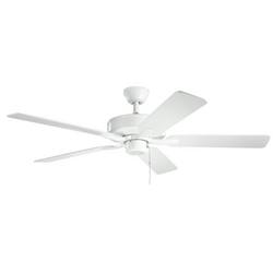 52W Ceiling Fan in White
