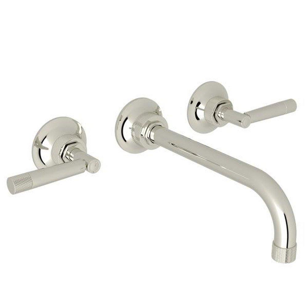 ROHL&reg; Polished Nickel Two Handle Wall Mount Filler (Trim Only) 