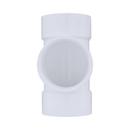 White PVC DWV Cleanout Tee (Without Plug) 