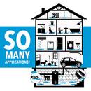 Quick Dam Black 10 ft. Flood Barrier 