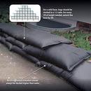 Quick Dam Black 12 x 24 in. Flood Bag 