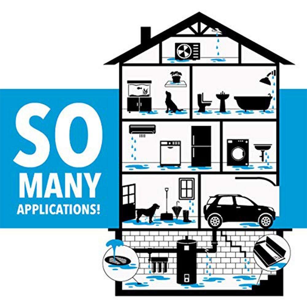 Quick Dam Black 12 x 24 in. Flood Bag 