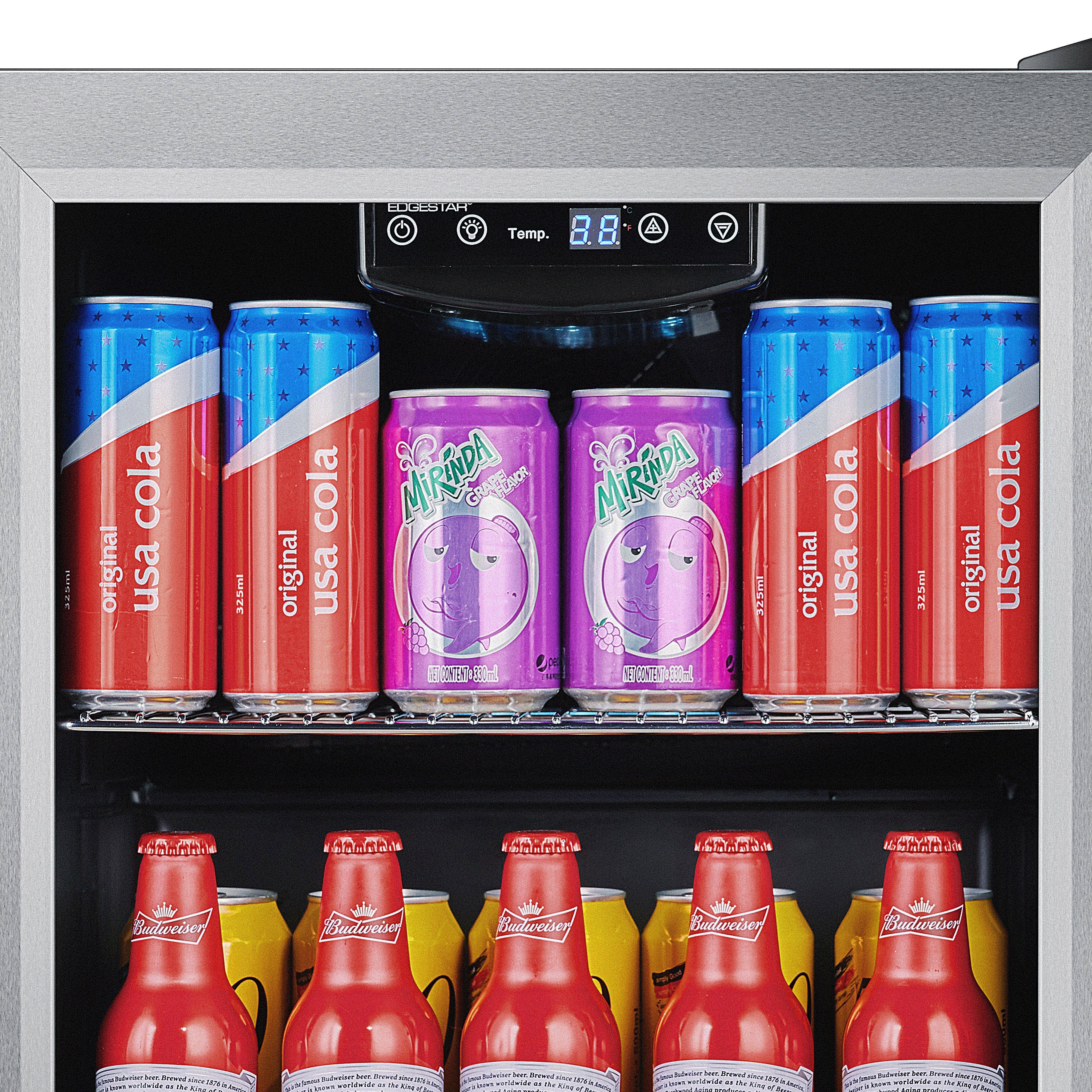 Edgestar Stainless Steel 17-3/16 in. 3.74 cu. ft. Beverage Cooler 