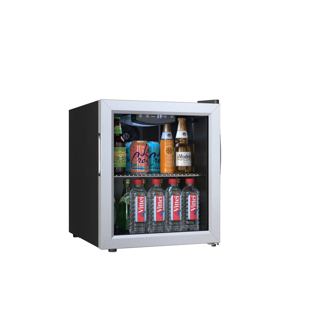 Edgestar Stainless Steel/Black 17-3/16 in. 3.74 cu. ft. Beverage Cooler 