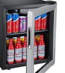 Edgestar Stainless Steel/Black 17-3/16 in. 3.74 cu. ft. Beverage Cooler 