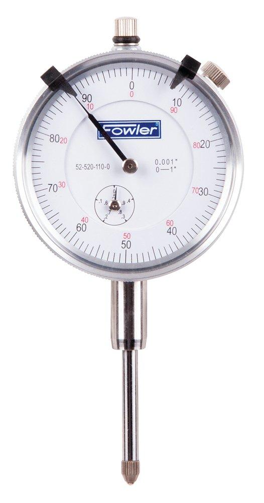 Fred V Fowler Company Satin Chrome Dial Indicator 