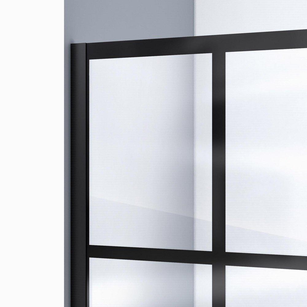 DreamLine Satin Black UNIDOOR TOULON 34X34X72 SHEN SABL 