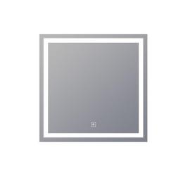 36 x 1-3/4 in. Mirror Square in Silver Tones
