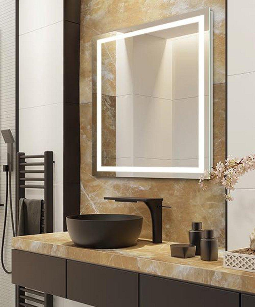 Electric Mirror Mirror 1-3/4 in. Mirror Square in Silver Tones 