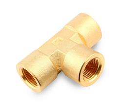 3/8 in. FPT Brass Pipe Tee