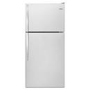 Whirlpool Monochromatic Stainless Steel 29-3/4 in. 18.25 cu. ft. Top Mount Freezer and Full Refrigerator