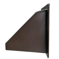 4 in. Dryer Vent Hood in Brown Polypropylene and Aluminum