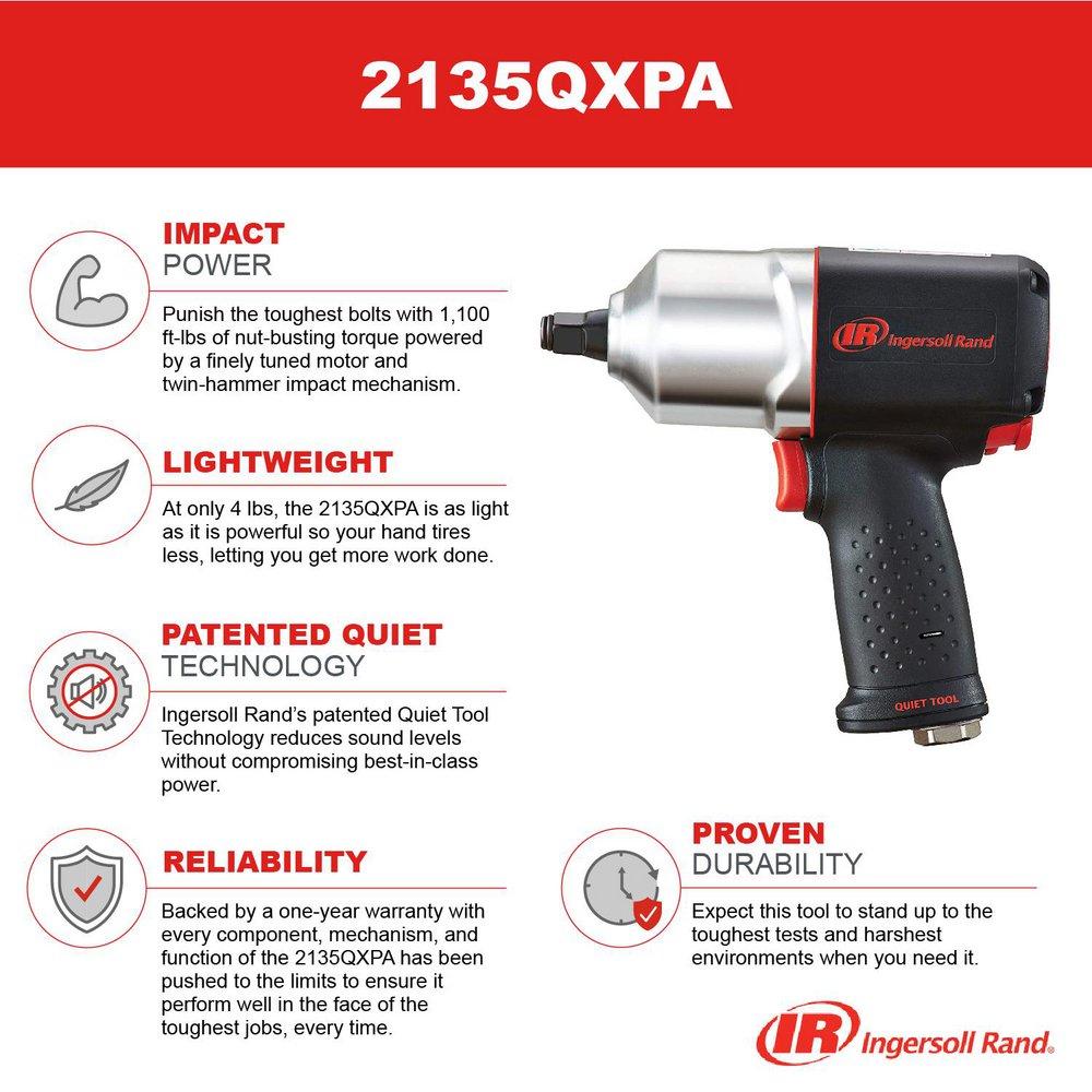 Ingersoll Rand Impact Wrench Bare Tool 