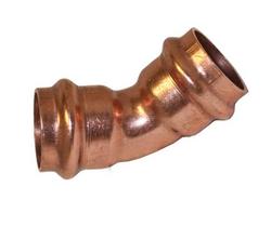 1/2 in. Copper Press 45&deg; Elbow