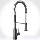 Single Handle Pull Down Kitchen Faucet in Flat Black