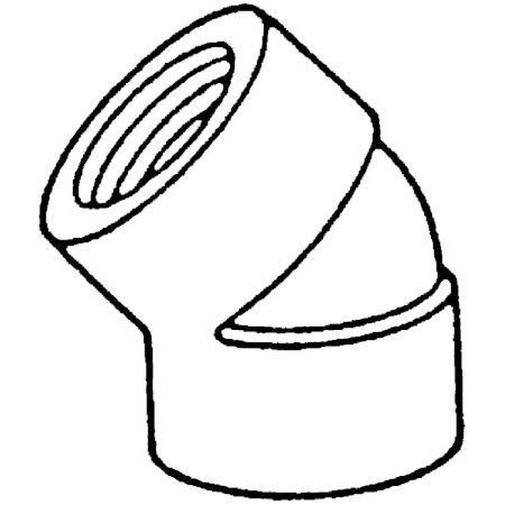 150# SS 304 Threaded 45 Elbow Stainless Steel 