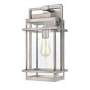 Elk Home Weathered Zinc 100W 1-Light 19 in. Outdoor Wall Sconce 