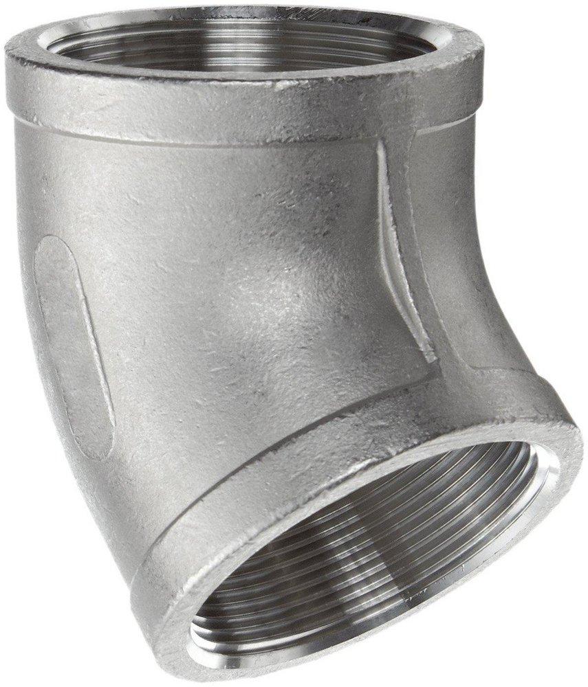 150# SS 304 Threaded 45 Elbow Stainless Steel 