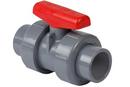 Spears&reg; Manufacturing Company Grey Plastic Standard Port Union Socket Weld 235# Ball Valve 