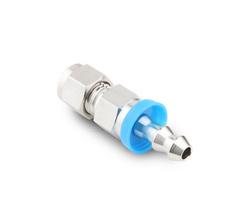 1/2 in. Hose Barb x 1/2 in. Tube OD 316 Stainless Steel Push On Hose Adapter Double Ferrule