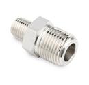 3/8 x 1/8 in. MNPT Stainless Steel Hex Reducing Nipple