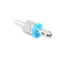 1/4 in. Hose Barb x 1/4 in. Tube Stub 316 Stainless Steel Push On Hose Adapter Double Ferrule