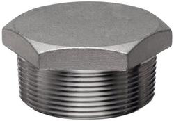 1/2 in. Threaded 150# 304 Stainless Steel Hex Plug