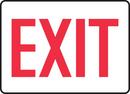 Accuform White 1-face Exit Sign in Red and White 