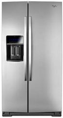 Whirlpool Fingerprint Resistant Stainless Steel 35-3/4 in. 19.8 cu. ft. Counter Depth, Side-By-Side and Full Refrigerator