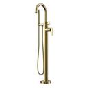 Fortis Brushed Gold Two Handle Lever Floor Mount Filler 