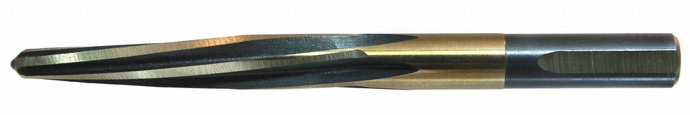Drillco Black/Gold 1/2 in. 3-flat Spiral Reaming Bit 