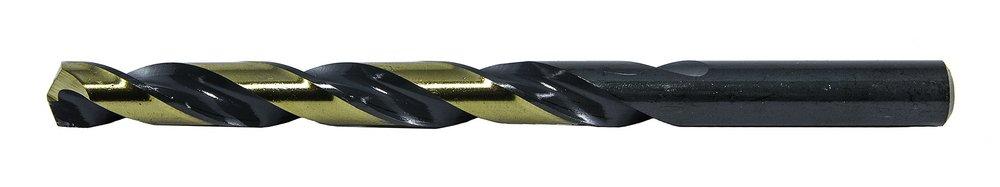 Drillco Black/Gold Straight Jobber Heavy Duty 135 Degree Point Drill Bit 