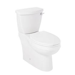Elongated Skirted Toilet Bowl in White