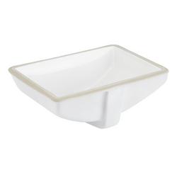 21-1/16 in. Undermount Rectangular Vitreous China Bathroom Sink in White