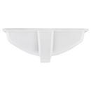 Signature Hardware White Undermount Bathroom Sink Glazed Underside 