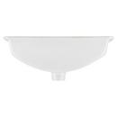 Signature Hardware White Undermount Bathroom Sink Glazed Underside 