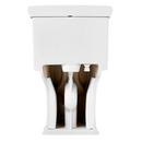 Signature Hardware White 1.28 gpf Elongated One Piece ADA Compliant Skirted Toilet with Seat 
